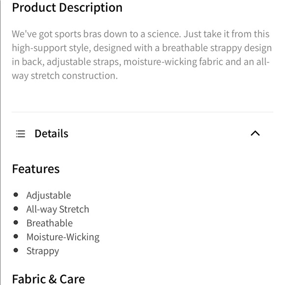 Fabletics Sports Bra - Picture 7 of 9